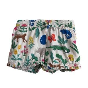 Mini Boden Safari Ruffled Pocket Shorts
